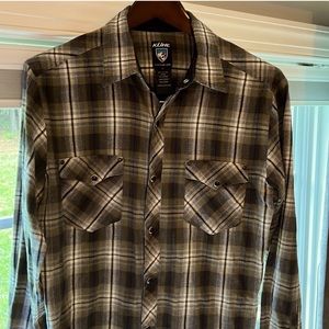 Kuhl Mens Light Weight Plaid Flannel
